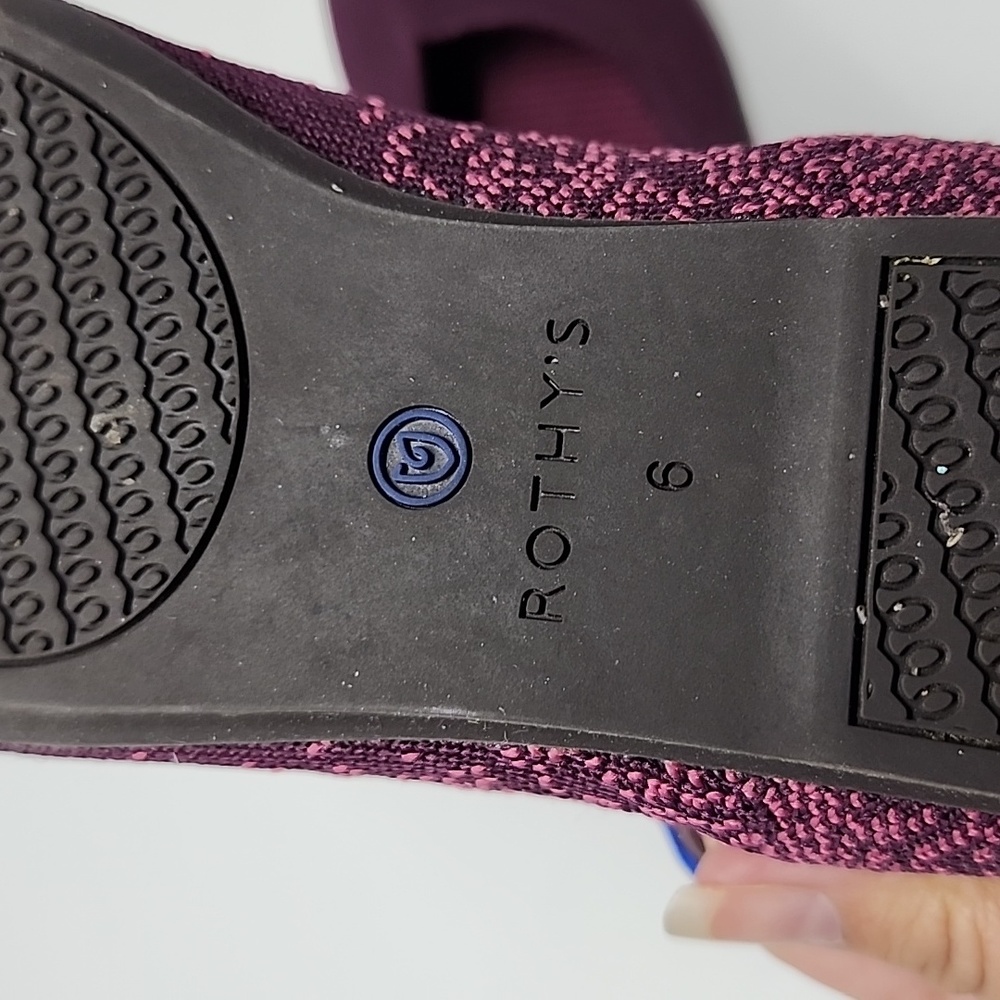 Rothy's The Flat In Fig Python Size 6 - image 6